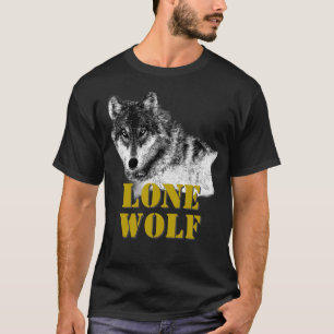 T-shirt Lone Wolf Homme Sigma moderne minimaliste