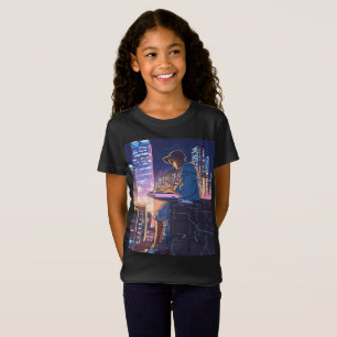 T-Shirt Lonely Anime Girl