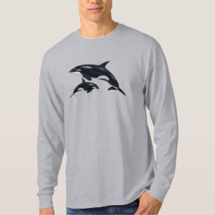 T-shirt long de la baleine tueuse
