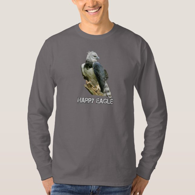 T-shirt long de l'aigle harpie (Devant)