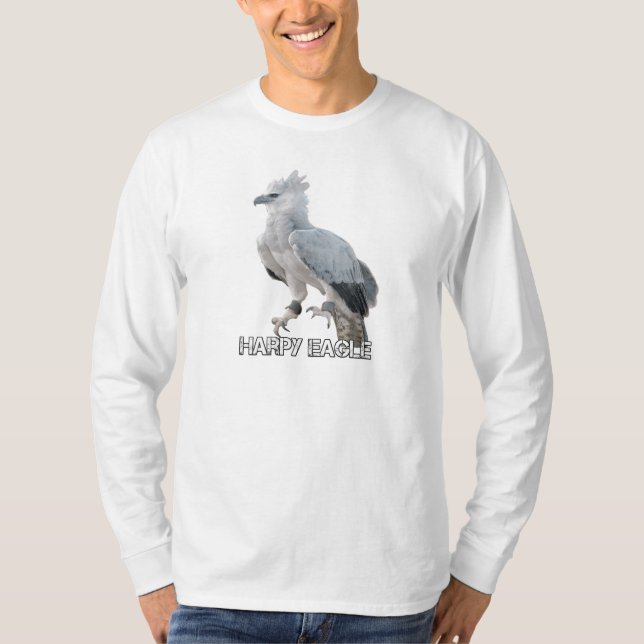 T-shirt long de l'aigle harpie (Devant)