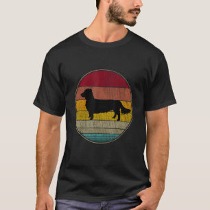 T-shirt Long Haid Dachshund Chien Silhouette Animal Lover