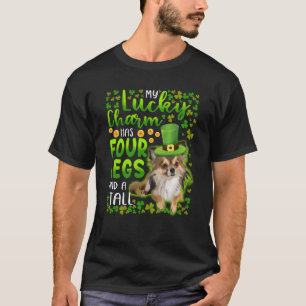 T-shirt Long Haired Tan Chihuahua Green Casquette Charme S