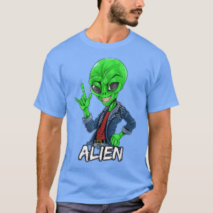 T-shirt Long Live Rock and Roll Alien 2315