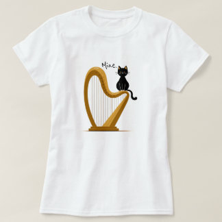 T-shirt long pour la conception de la harpe et du