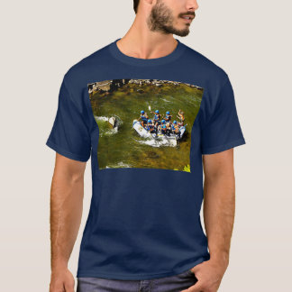 T-shirt Long Rafting en eau blanche