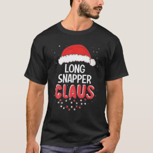T-shirt Long Snapper Santa Claus Noël Costum correspondant