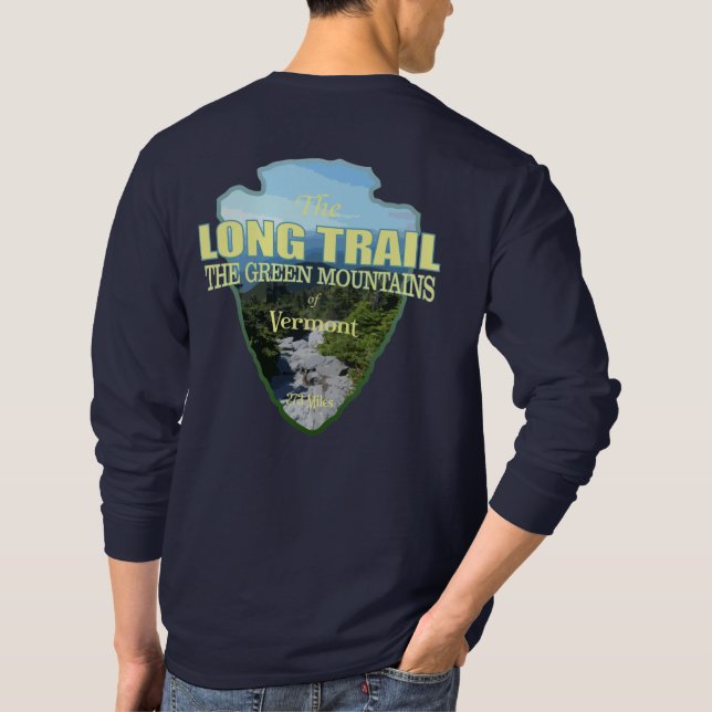 T-shirt Long Trail (flèche) (Dos)