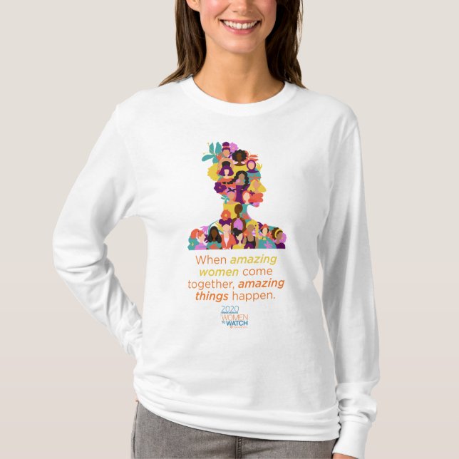 T-shirt long W2W - Quand les femmes Extraordinaire (Devant)