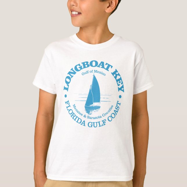 T-shirt Longboat Key (voilier) (Devant)