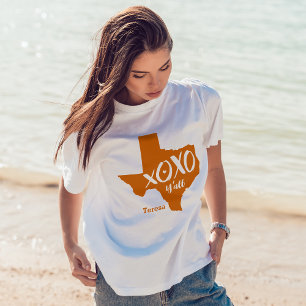 T-shirt Longhorn Burnt Orange XOXO, Y'all - Forme Texas
