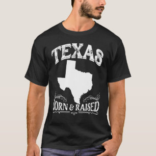 T-shirt Longhorn Home State Texas Pride Texas Born & Raise