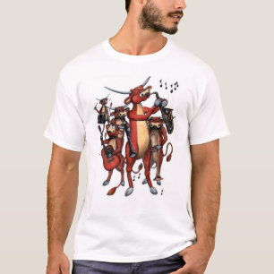 T-shirt longhorn MOO-SIC