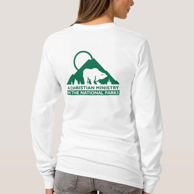 T-shirt Longsleeve des femmes de logo d'ACMNP (Dos)