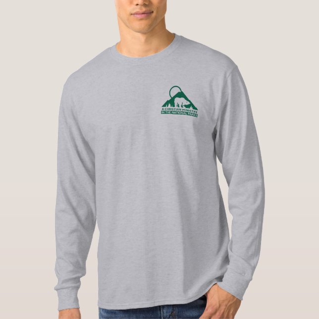 T-shirt Longsleeve des hommes de logo d'ACMNP (Devant)