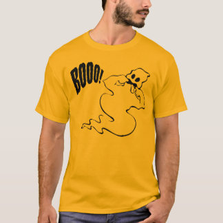 T-shirt longtemps gainé de fantôme de Halloween