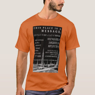T-shirt longtime nuclear waste warning messages