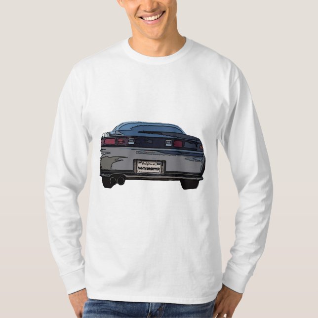 T-shirt Longue chemise arrière de la douille S14 (Devant)