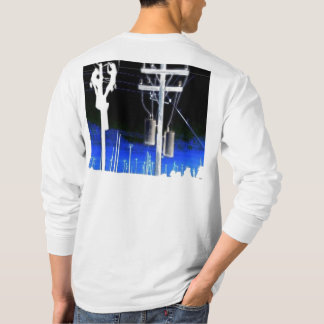 T-shirt Longue chemise de la douille du monteur de lignes