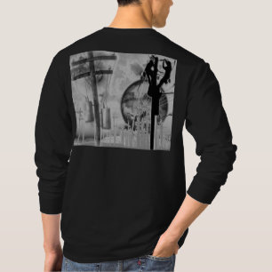 T-shirt Longue chemise de la douille du monteur de lignes