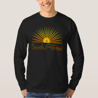 T-shirt Longue douille de lever de soleil sud-africain