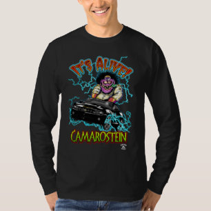 T-shirt Longue douille noire de Chevy Camaro solides