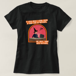 T-shirt Longue ligne de sorcières.