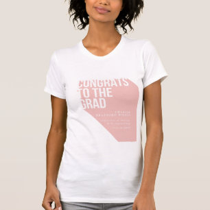 T-SHIRT LONGUE OMBRE FÉLICITES À LA GRADE
