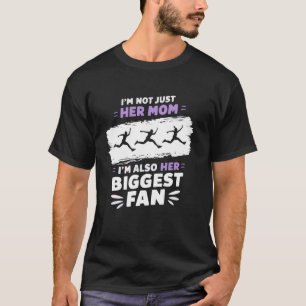 T-shirt Longue Saute Athlète Coureur Longue Piste De Saut