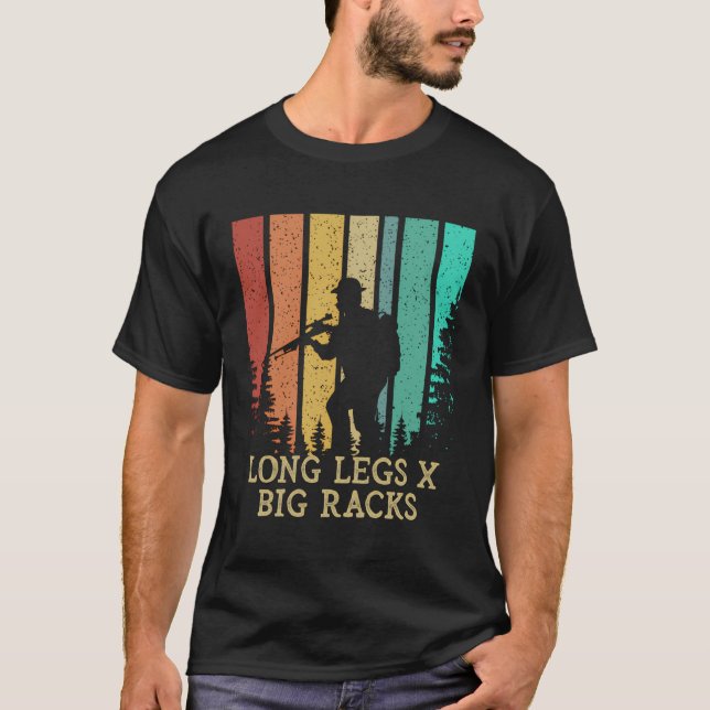 T-shirt Longues Jambes X Big Racks Chasse aux Cerfs Chasse (Devant)