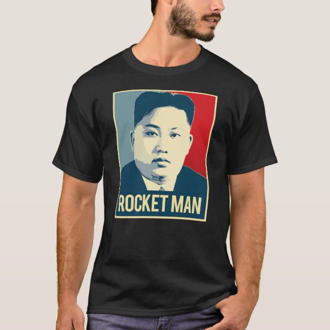 T-shirt L'ONU de Kim Jong - homme de Rocket - affiche de (Devant)