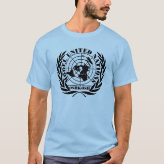 T-shirt L'ONU modèle d'UWO - chemise de logo - XL