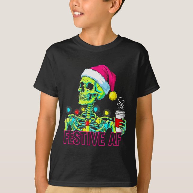 T-shirt Look At Me Being All Festive And Stuff Humorous Xm (Devant)