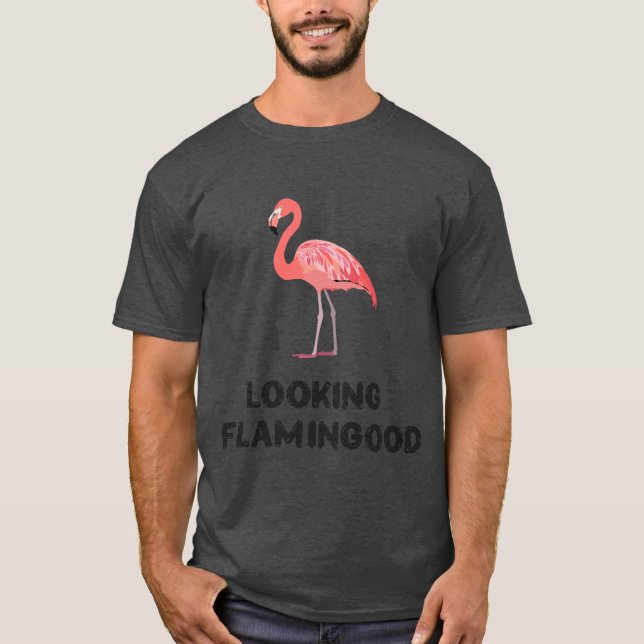 T-shirt Looking Flamingood (Devant)