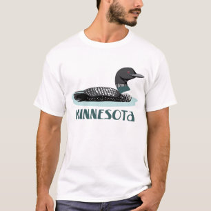T-shirt Loon du Minnesota