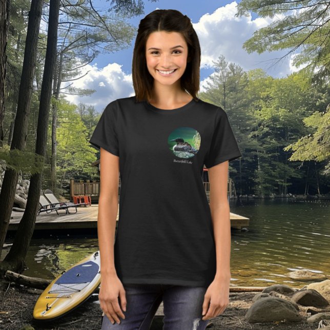 T-shirt Loon Family Butterfield Lake  (Créateur téléchargé)