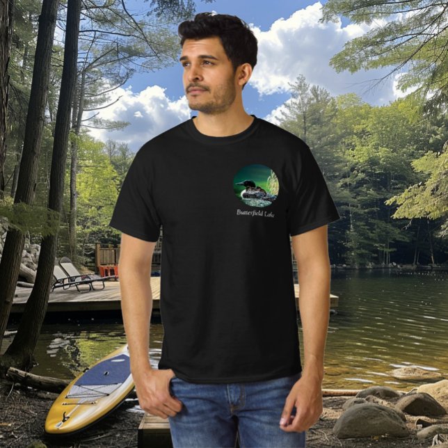 T-shirt Loon Family Butterfield Lake (Créateur téléchargé)