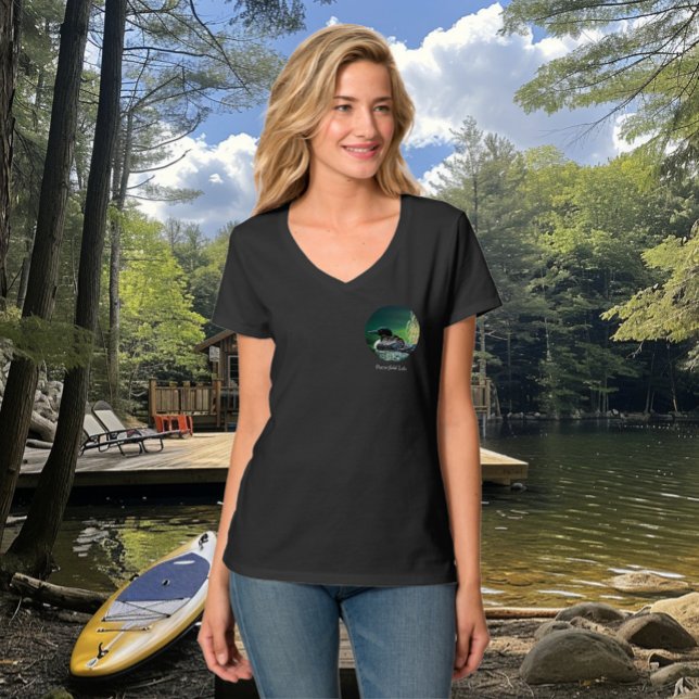 T-shirt Loon Family Butterfield Lake  (Créateur téléchargé)