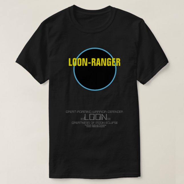 T-shirt LOON RANGER (Design devant)