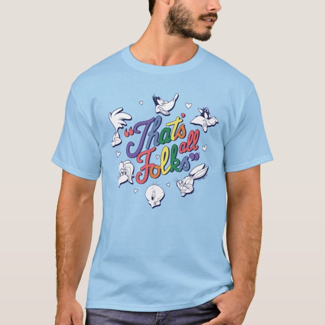 T-shirt LOONEY TUNES™ - C'est tout le monde ! Insigne de f (Devant)