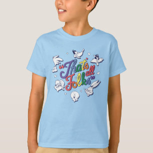 T-shirt LOONEY TUNES™ - C'est tout le monde ! Insigne de f
