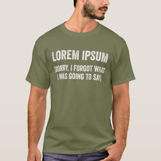 T-shirt Lorem Ipsum (Devant)