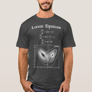 T-shirt Lorenz Equation papillon effet Chaos Théorie Vint