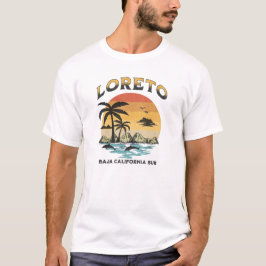 T-shirt Loreto Baja Mexique vintage en détresse