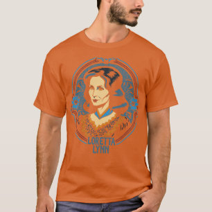 T-shirt Loretta Lynn Style rétro Ventilateur de campagne C