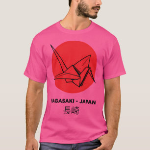 T-shirt L'Origami De Nagasaki Est Un Hommage Au Culte Japo