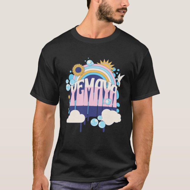 T-shirt L'Orisha Yemaya Ashe La Déesse De L'Océan (Devant)