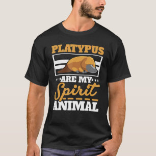 T-shirt L'ornithorynque est mon animal spirituel Mammifèr