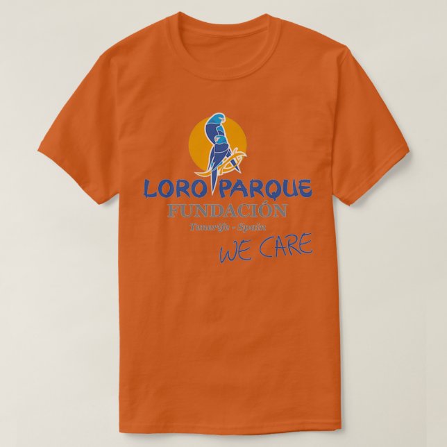 T-shirt Loro Parque Tenerife Zoo Logo1 (Design devant)