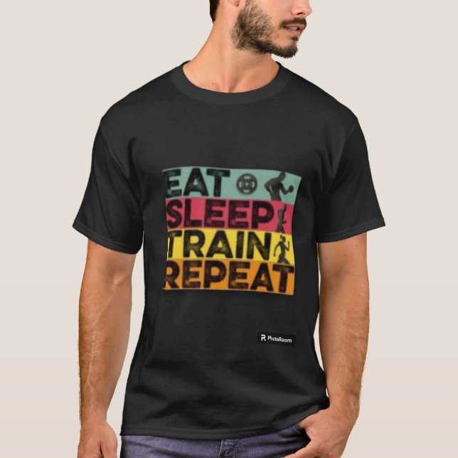 T-shirt Lorsque la Dédication satisfait à la détermination (Devant)